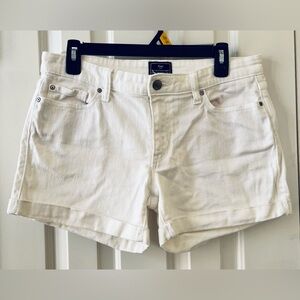 GAP Sexy Boyfriend White Jean Shorts